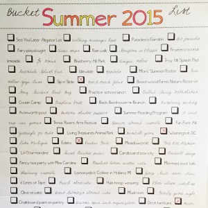 Summer 2015 Bucket List | Paper Doll Tales